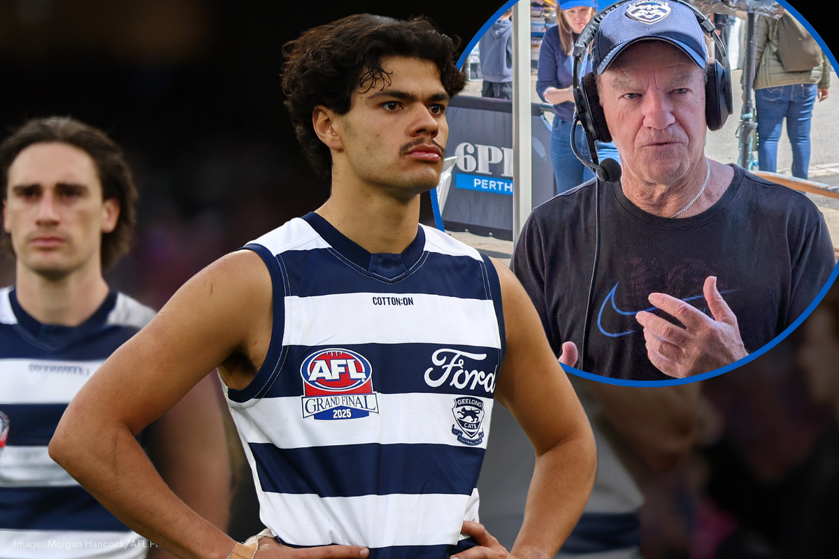 Article image for Lawson Humphries’ proud father reflects on Geelong’s grand final loss and future