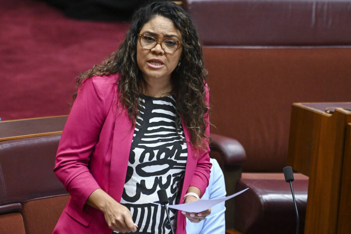 Article image for Jacinta Price says burning of national flag should be a crime