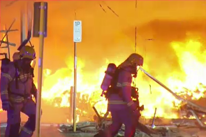 Article image for Morley markets destroyed in suspected arson attack