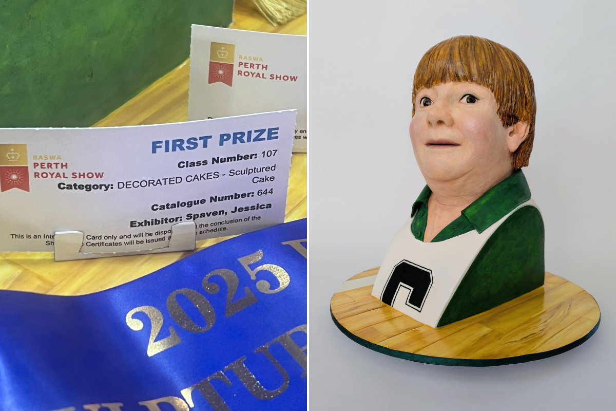 Article image for The cake which took out first place at the Perth Royal Show!