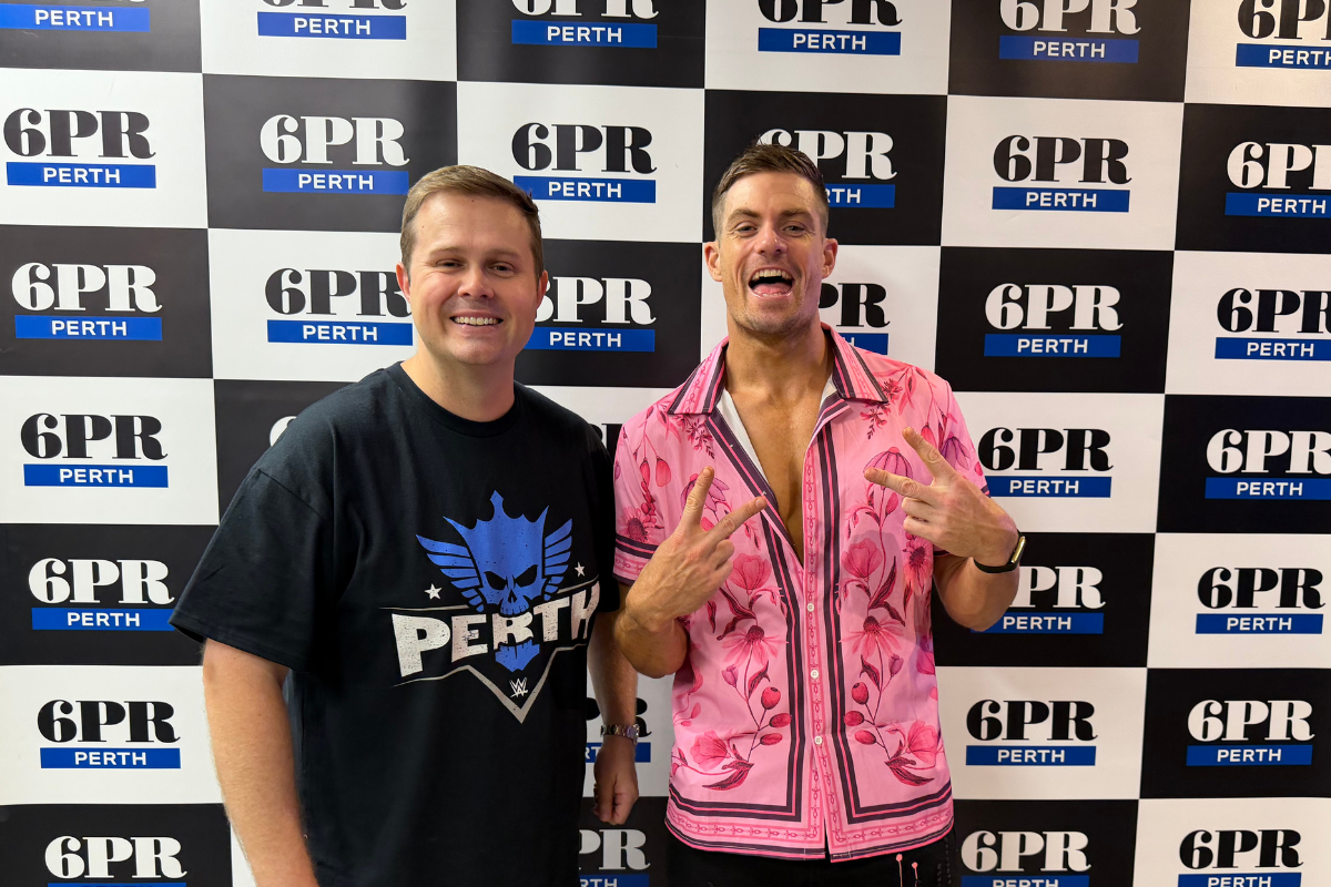 Article image for WWE wrestler Grayson Waller joins Oliver Peterson on Perth Live