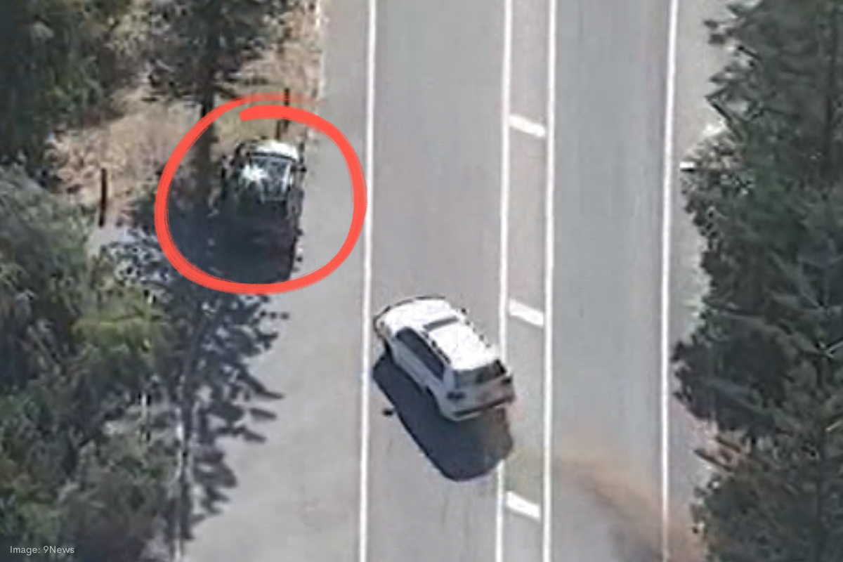 Article image for Terrified driver narrowly escapes out-of-control stolen car