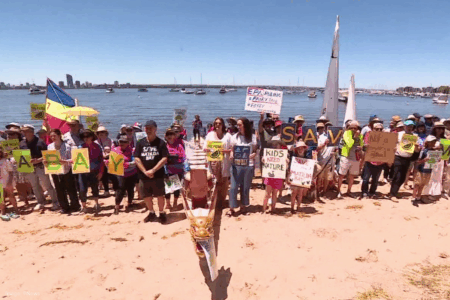Deputy Premier accuses ferry protesters of being disingenuous over Matilda Bay study