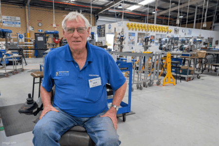 Handmade hope: Perth volunteers send wheelchairs to children worldwide