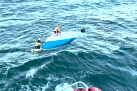 Rottnest skipper details rescue of four men from capsized boat