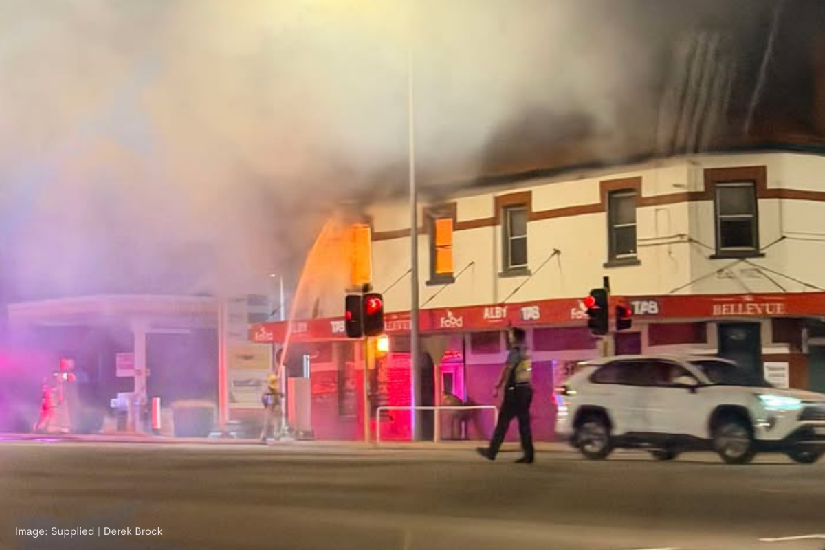 Article image for Bellevue landmark assesses damage after raging fire