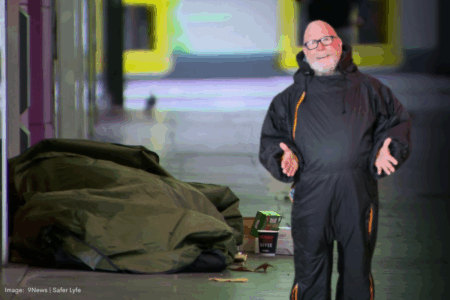 New full-body thermal suit designed to protect rough sleepers from the elements
