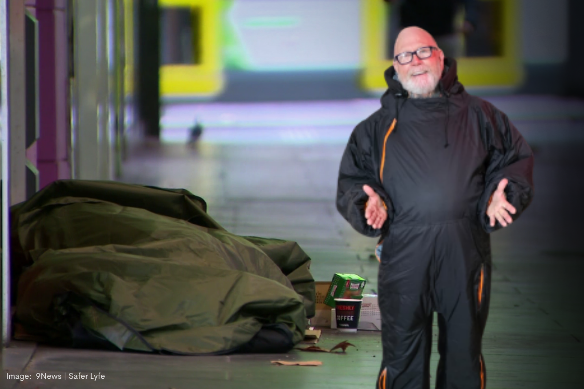 Article image for New full-body thermal suit designed to protect rough sleepers from the elements