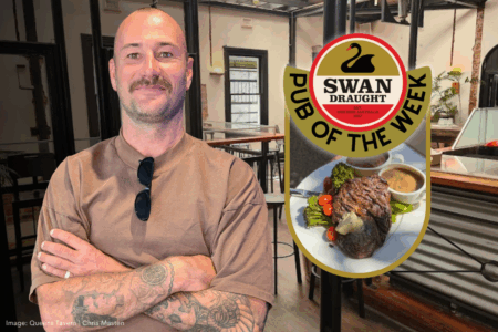 Masto back at his old local, loving the ‘mangia mangia’ vibe at Queen’s