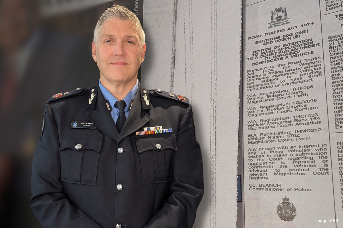 Article image for Absurd triple 0 calls, seized cars and more: WA police commissioner’s fortnightly chat