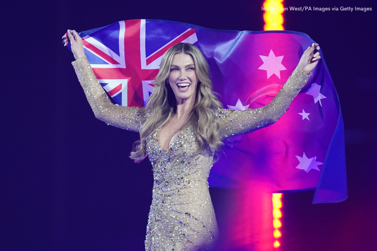 Article image for The world is her oyster now: Peter Ford predicts career rebirth for Delta Goodrem despite Eurovision fourth-place finish