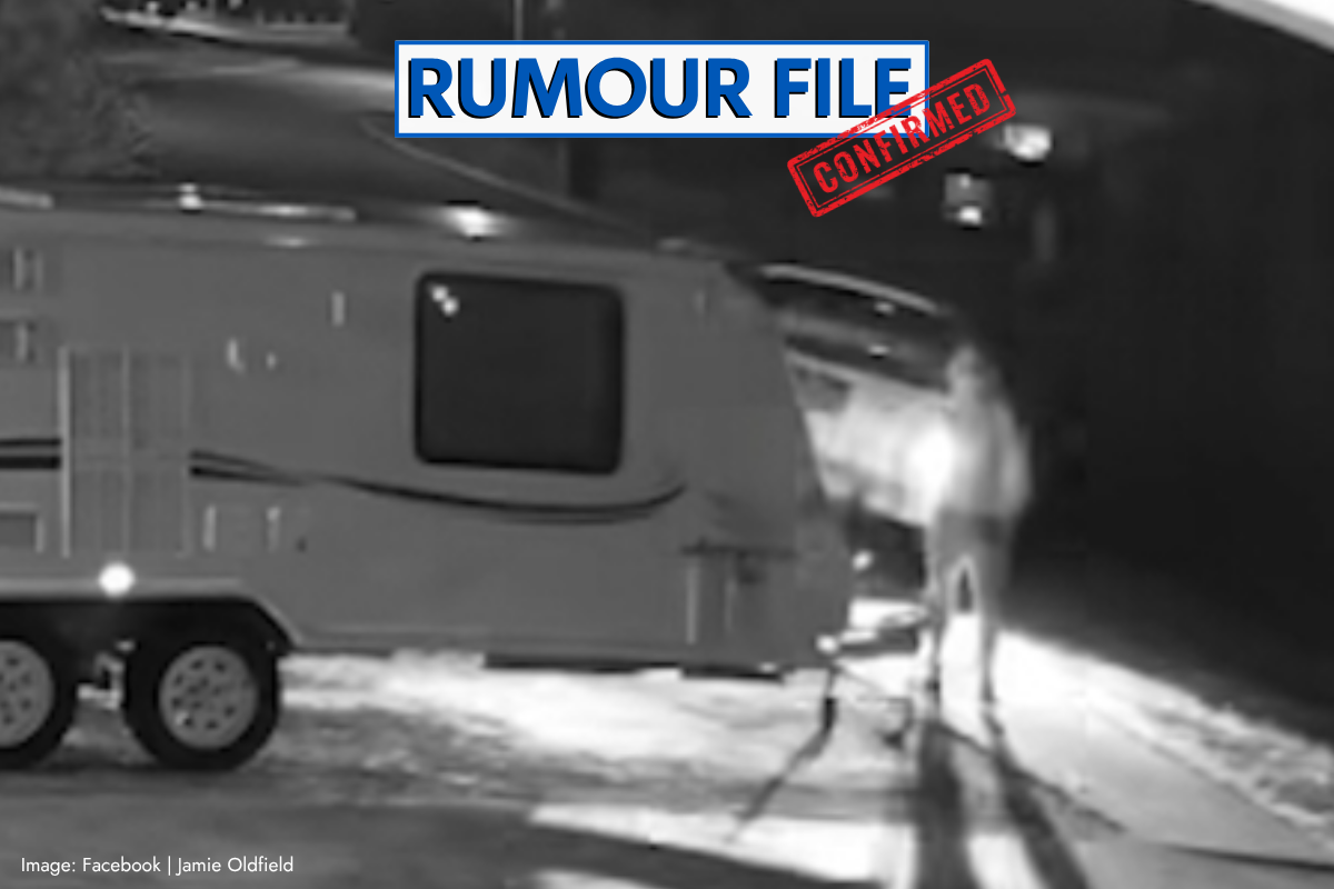 Article image for Grinder-wielding thieves snatch caravan from racer’s front yard
