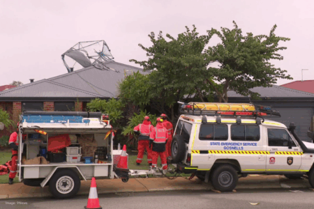 Massive clean-up underway after rare wind-driven storm