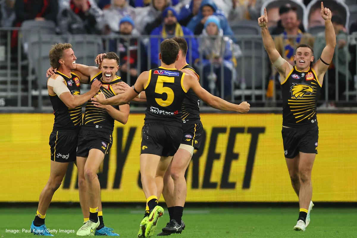 Article image for ‘Best feeling ever’: Tom McCarthy reflects on his maiden AFL goal