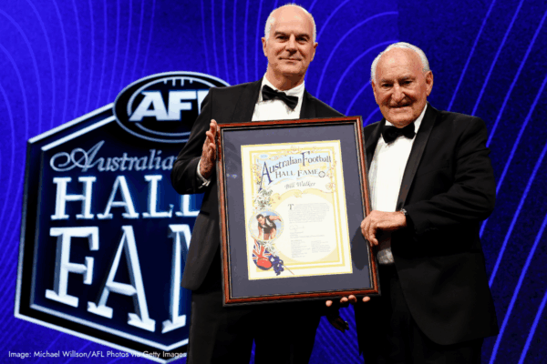 WA great Bill Walker takes his AFL Hall of Fame induction in his stride