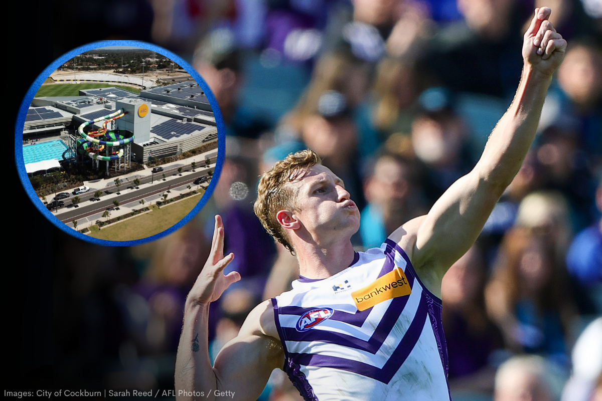Article image for Rate rise meets party time: Cockburn pledges $50k for Dockers party