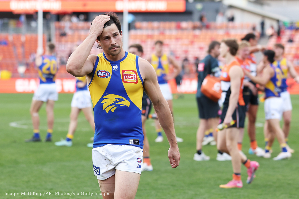 Article image for Hardie slams West Coast as ’embarrassing,’ accuses team of ‘hoisting the white flag’ against GWS