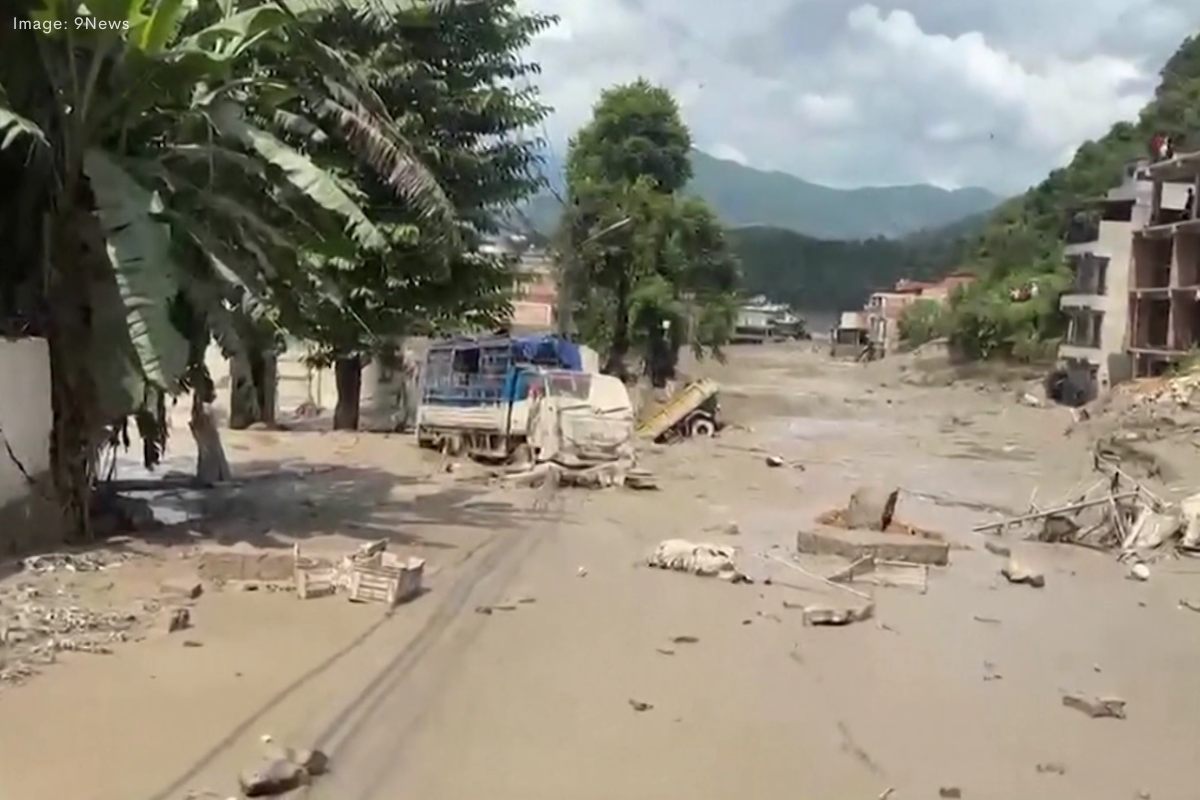 Article image for On the ground in Nepal: Resident discusses aftermath of devastating landslide-triggered flood
