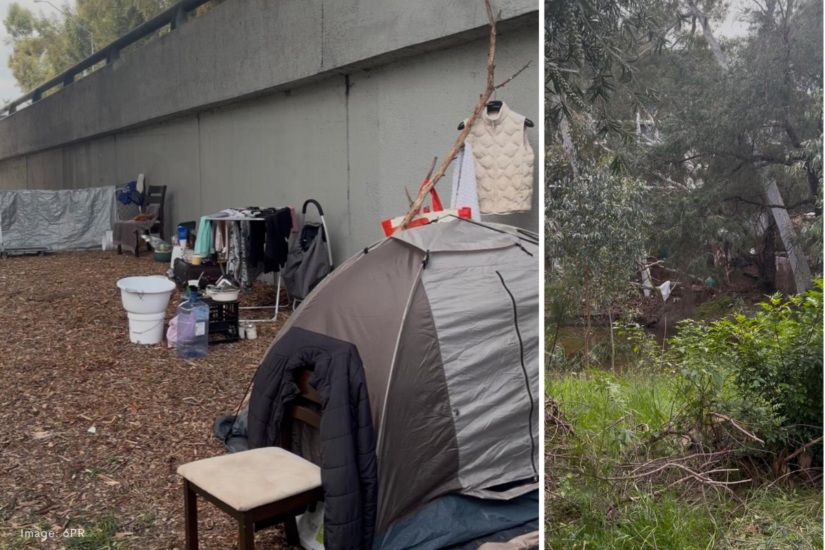 Article image for New homeless encampment emerges in central Perth