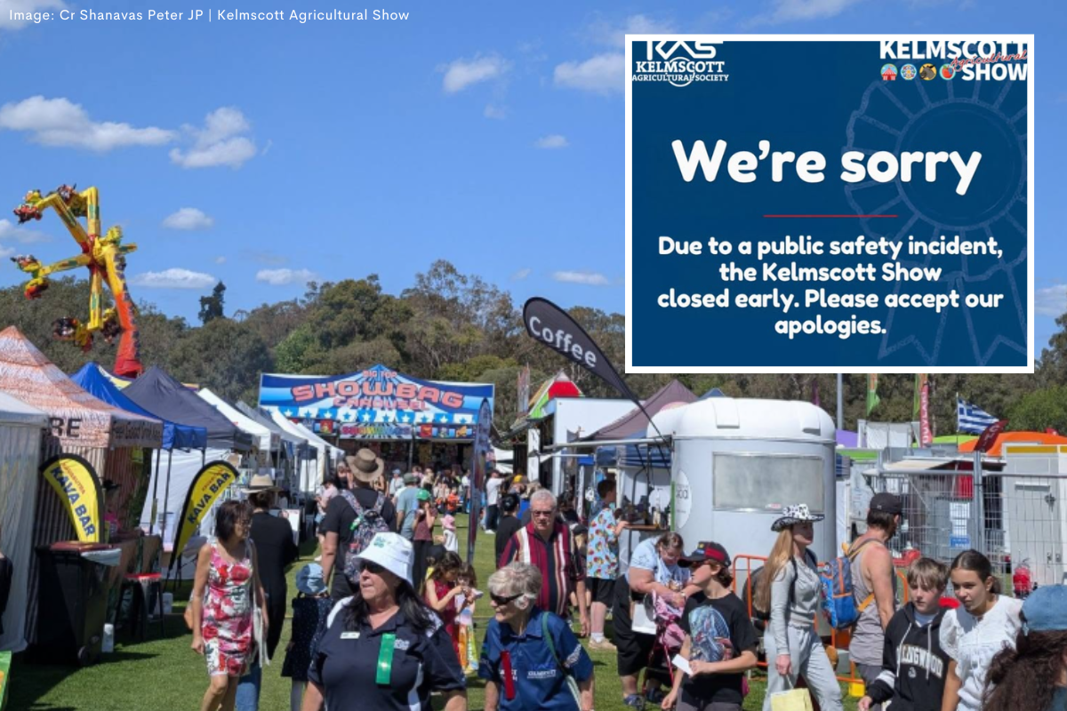 Article image for Kelmscott Show forced into lockdown after mob of youths runs riot